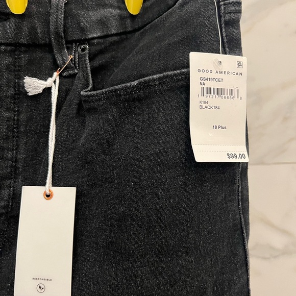 Good American Good Legs Straight Jeans (NWT) - Picture 2 of 7